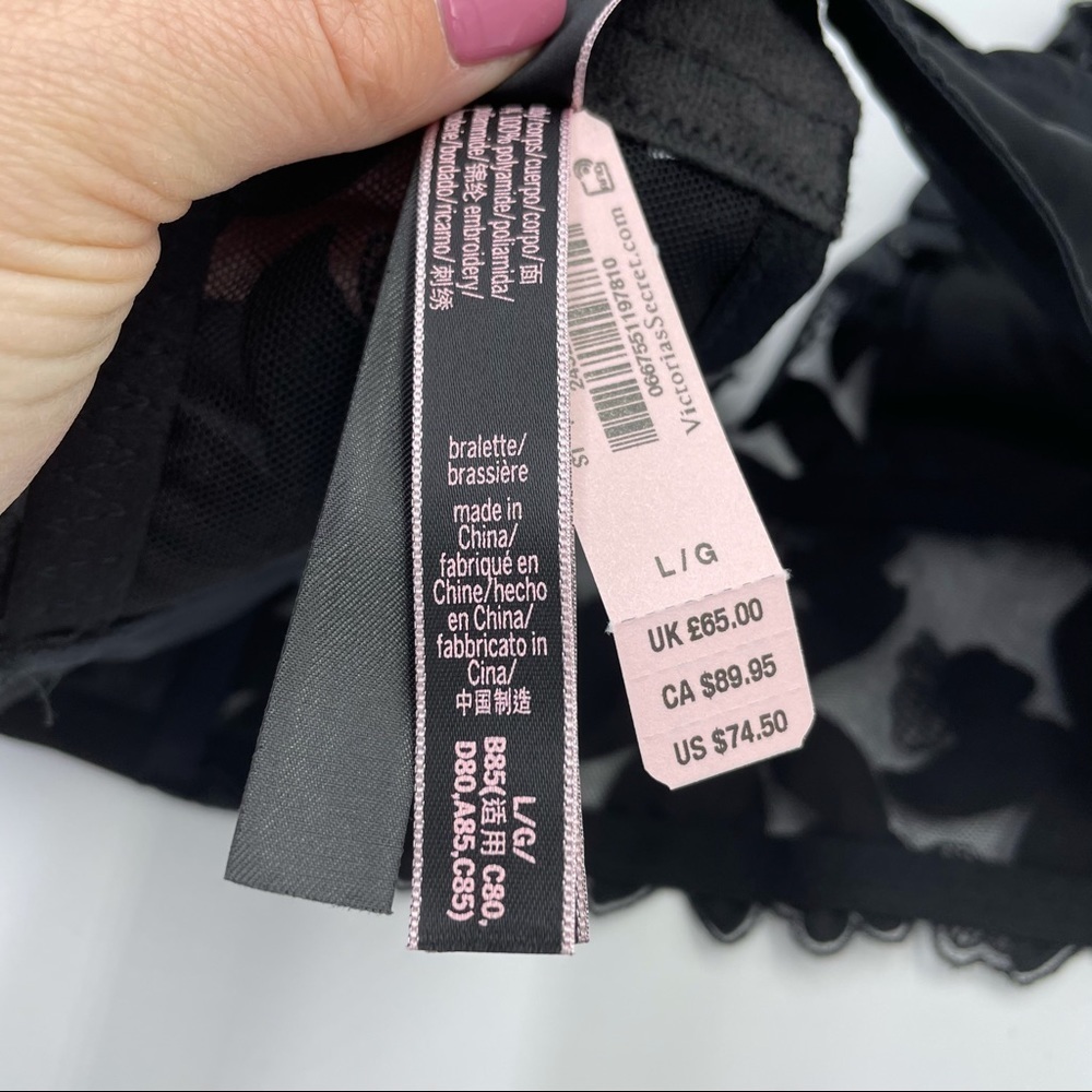 Victoria Secret Floral Embroidered Bralette - Picture 10 of 11